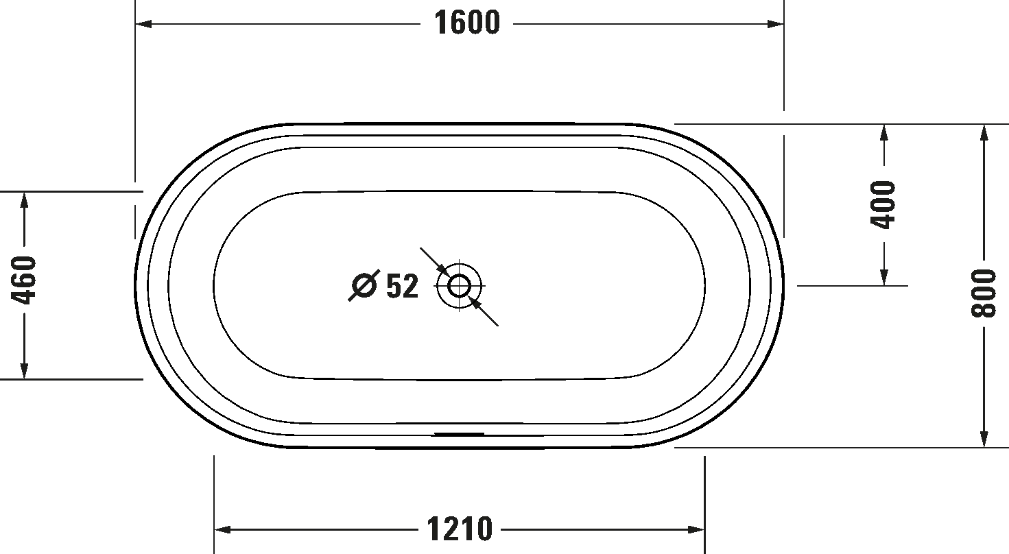 Duravit SOLEIL BY STARCK BATHTUB 5 Duravit SOLEIL BY STARCK BATHTUB - Image 5