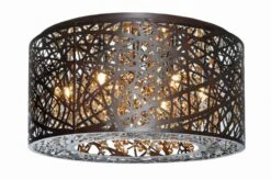 INCA 7-LIGHT FLUSH MOUNT