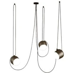 Flos AIM LED PENDANT LIGHT (SET OF 3 WITH MULTICANOPY) BY RONAN AND ERWAN BOUROULLEC