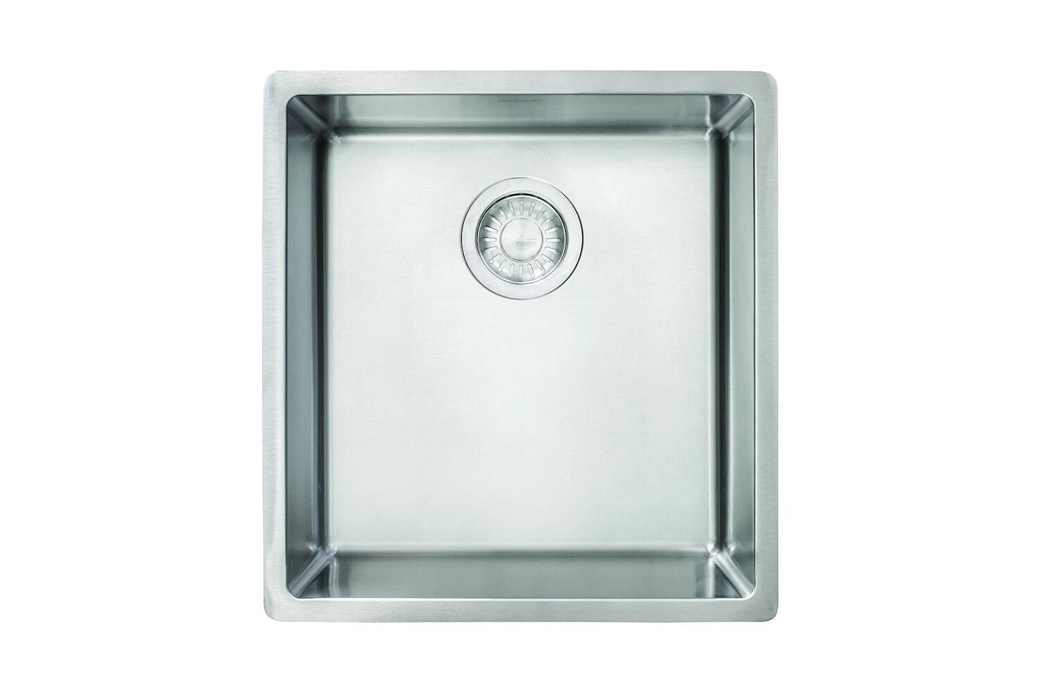 Franke CUBE 18 GAUGE STAINLESS STEEL UNDERMOUNT SINGLE BOWL PREP SINK 1 Franke CUBE 18 GAUGE STAINLESS STEEL UNDERMOUNT SINGLE BOWL PREP SINK
