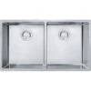 Franke CUBE STAINLESS STEEL UNDERMOUNT DOUBLE BOWL KITCHEN SINK