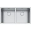 Franke PROFESSIONAL STAINLESS STEEL UNDERMOUNT DOUBLE BOWL KITCHEN SINK