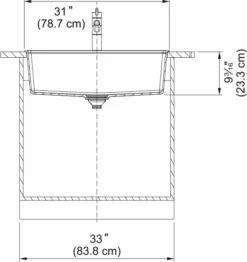 Franke MARIS TOPMOUNT SINK 19 Franke MARIS TOPMOUNT SINK -Robinson Sale Store Franke MAG61029 S dimensions2