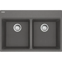 Franke MARIS DOUBLE BOWL TOPMOUNT SINK 17 Franke MARIS DOUBLE BOWL TOPMOUNT SINK -Robinson Sale Store Franke MAG6201414 SHG S 1