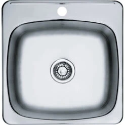 REGINOX DROP IN SINGLE BOWL STAINLESS STEEL KITCHEN SINK
