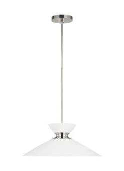 HEATH 1 LIGHT WIDE PENDANT -Robinson Sale Store GenerationLightingEP1231MWTPN FS EP1231MWTPN
