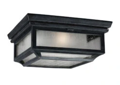 SHEPHERD 2-LIGHT OUTDOOR FLUSH MOUNT LIGHT