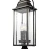 WELLSWORTH 3-LIGHT OUTDOOR POST LIGHT