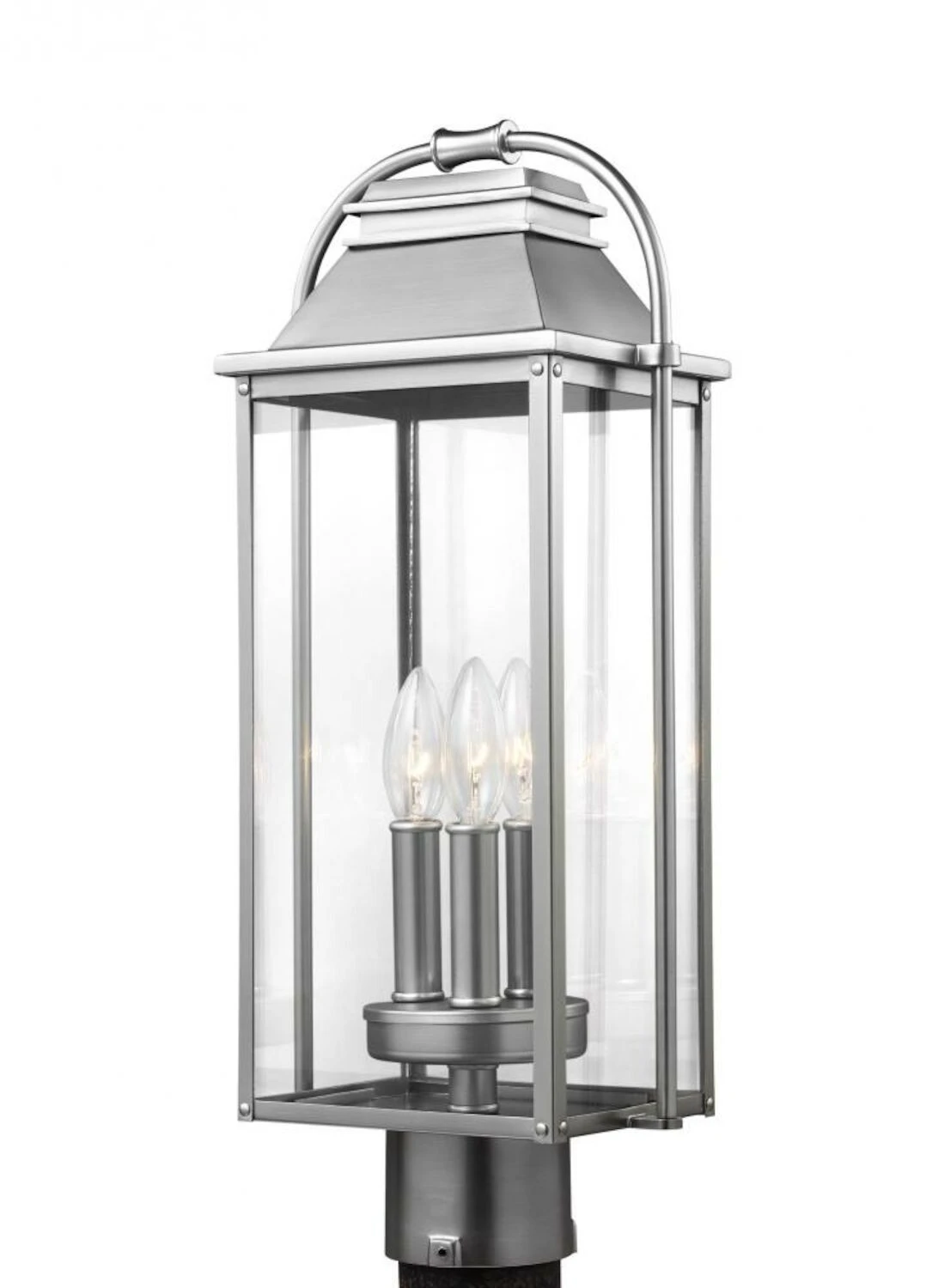 WELLSWORTH 3-LIGHT OUTDOOR POST LIGHT 2 WELLSWORTH 3-LIGHT OUTDOOR POST LIGHT - Image 2