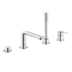 Grohe LINEARE 4-HOLE BATHTUB FAUCET WITH HANDSHOWER