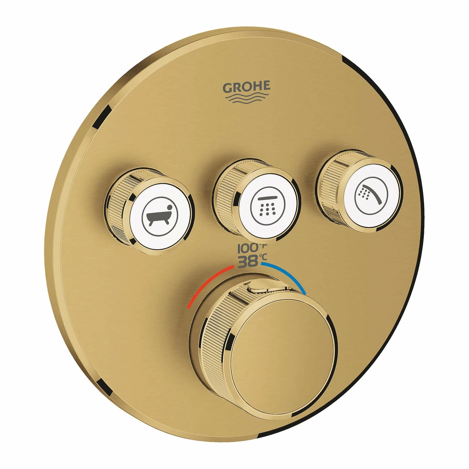 Grohe GROHTHERM SMARTCONTROL TRIPLE FUNCTION THERMOSTATIC VALVE TRIM 3 Grohe GROHTHERM SMARTCONTROL TRIPLE FUNCTION THERMOSTATIC VALVE TRIM - Image 3