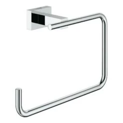 Grohe ESSENTIALS CUBE 8-INCH TOWEL RING
