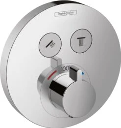 Hansgrohe SHOWERSELECT ROUND THERMOSTATIC 2-FUNCTION TRIM