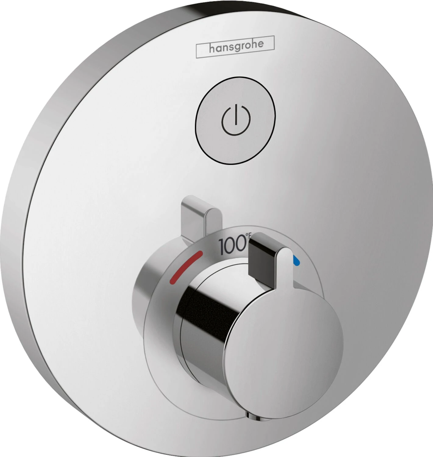 Hansgrohe SHOWERSELECT ROUND THERMOSTATIC 1-FUNCTION TRIM 1 Hansgrohe SHOWERSELECT ROUND THERMOSTATIC 1-FUNCTION TRIM