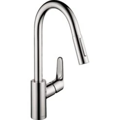 Hansgrohe FOCUS PULL-DOWN 2-SPRAY HIGH ARC KITCHEN FAUCET
