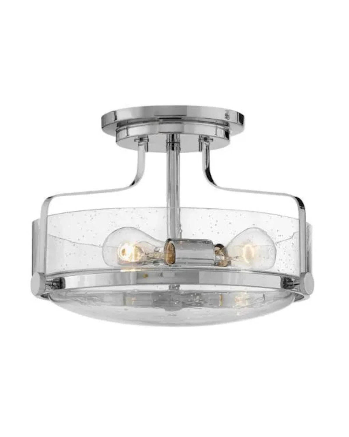 HARPER 14.5-INCH THREE LIGHT SEMI-FLUSH MOUNT 3 HARPER 14.5-INCH THREE LIGHT SEMI-FLUSH MOUNT - Image 3