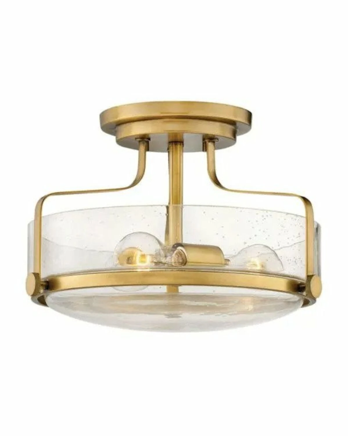 HARPER 14.5-INCH THREE LIGHT SEMI-FLUSH MOUNT 4 HARPER 14.5-INCH THREE LIGHT SEMI-FLUSH MOUNT - Image 4