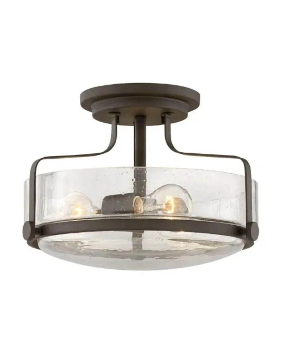 HARPER 14.5-INCH THREE LIGHT SEMI-FLUSH MOUNT 5 HARPER 14.5-INCH THREE LIGHT SEMI-FLUSH MOUNT - Image 5