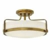 HARPER 18" 3 LIGHT SEMI-FLUSH MOUNT