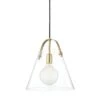 KARIN 1-LIGHT LARGE PENDANT LIGHT, H162701L