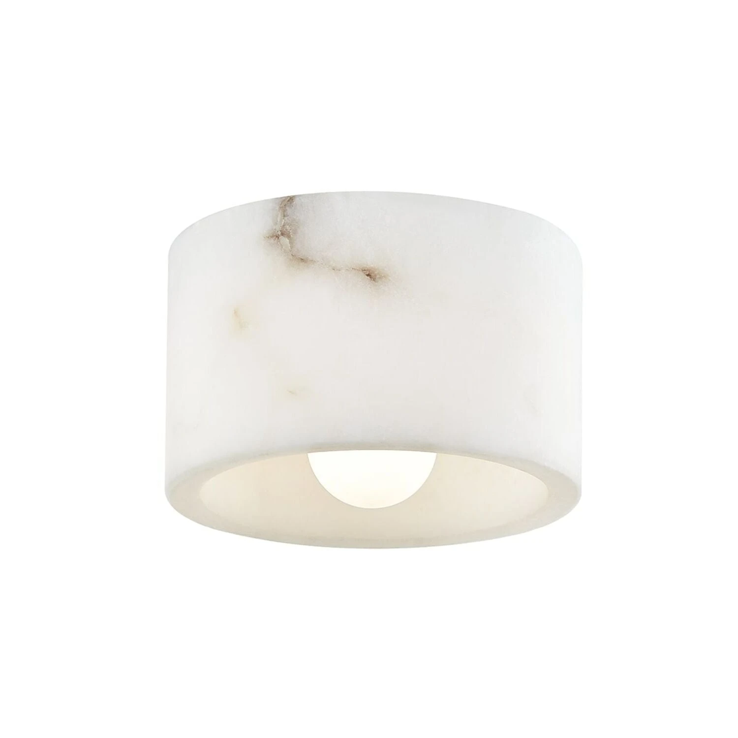 LORIS 6.25" ONE LIGHT ALABASTER FLUSH MOUNT 1 LORIS 6.25" ONE LIGHT ALABASTER FLUSH MOUNT