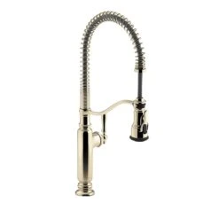 TOURNANT SEMI-PROFESSIONAL KITCHEN SINK FAUCET WITH THREE-FUNCTION SPRAYHEAD 15 TOURNANT SEMI-PROFESSIONAL KITCHEN SINK FAUCET WITH THREE-FUNCTION SPRAYHEAD -Robinson Sale Store K 77515 AF
