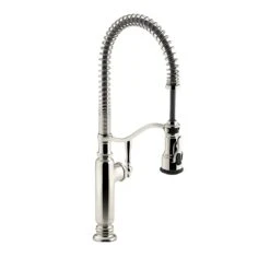 TOURNANT SEMI-PROFESSIONAL KITCHEN SINK FAUCET WITH THREE-FUNCTION SPRAYHEAD 10 TOURNANT SEMI-PROFESSIONAL KITCHEN SINK FAUCET WITH THREE-FUNCTION SPRAYHEAD -Robinson Sale Store K 77515 SN