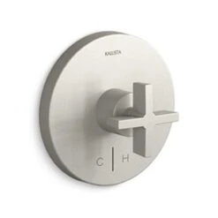 ONE THERMOSTATIC TRIM WITH CROSS HANDLE 7 ONE THERMOSTATIC TRIM WITH CROSS HANDLE -Robinson Sale Store KallistaP24421 CR AG P24421 CR AG