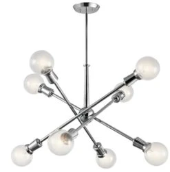 ARMSTRONG 8-LIGHT CHANDELIER 6 ARMSTRONG 8-LIGHT CHANDELIER -Robinson Sale Store Kichler43118CH 43118CH