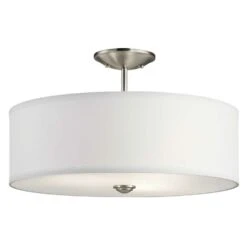 SHAILENE ROUND SEMI-FLUSH MOUNT