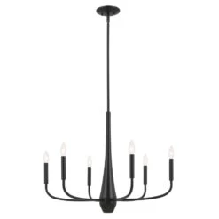 DEELA 6 LIGHT CHANDELIER