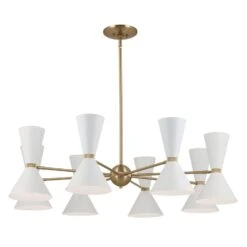 PHIX PIVOTING CHANDELIER (MULTIPLE SIZES) -Robinson Sale Store Kichler52567CPZWH 52567CPZWH
