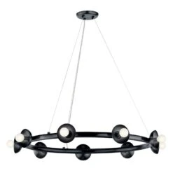 PALTA CHANDELIER (MULTIPLE SIZES) 10 PALTA CHANDELIER (MULTIPLE SIZES) -Robinson Sale Store Kichler52642BK 52642BK 1