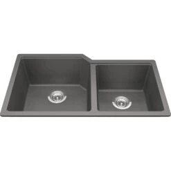 URBAN DOUBLE BOWL UNDERMOUNT SINK 12 URBAN DOUBLE BOWL UNDERMOUNT SINK -Robinson Sale Store Kindred MGC2034U 9SG