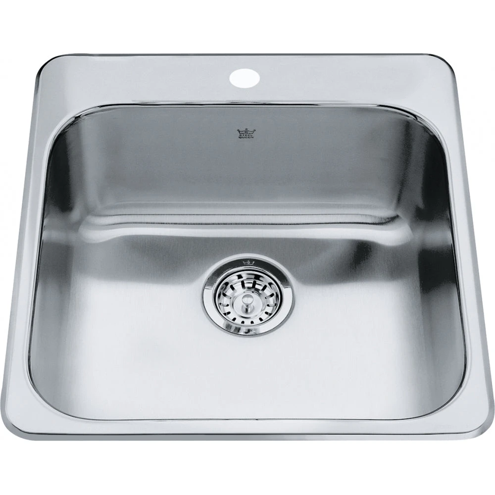 STEEL QUEEN DROP IN SINGLE BOWL STAINLESS STEEL KITCHEN SINK 1 STEEL QUEEN DROP IN SINGLE BOWL STAINLESS STEEL KITCHEN SINK