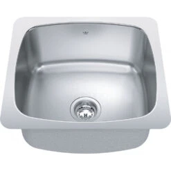 KINDRED UTILITY COLLECTION UNDERMOUNT SINGLE BOWL STAINLESS STEEL LAUNDRY SINK