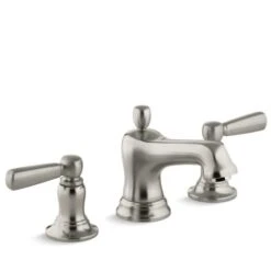 BANCROFT WIDESPREAD BATHROOM SINK FAUCET WITH METAL LEVER HANDLES -Robinson Sale Store Kohler10577 4 BN 10577 4 BN