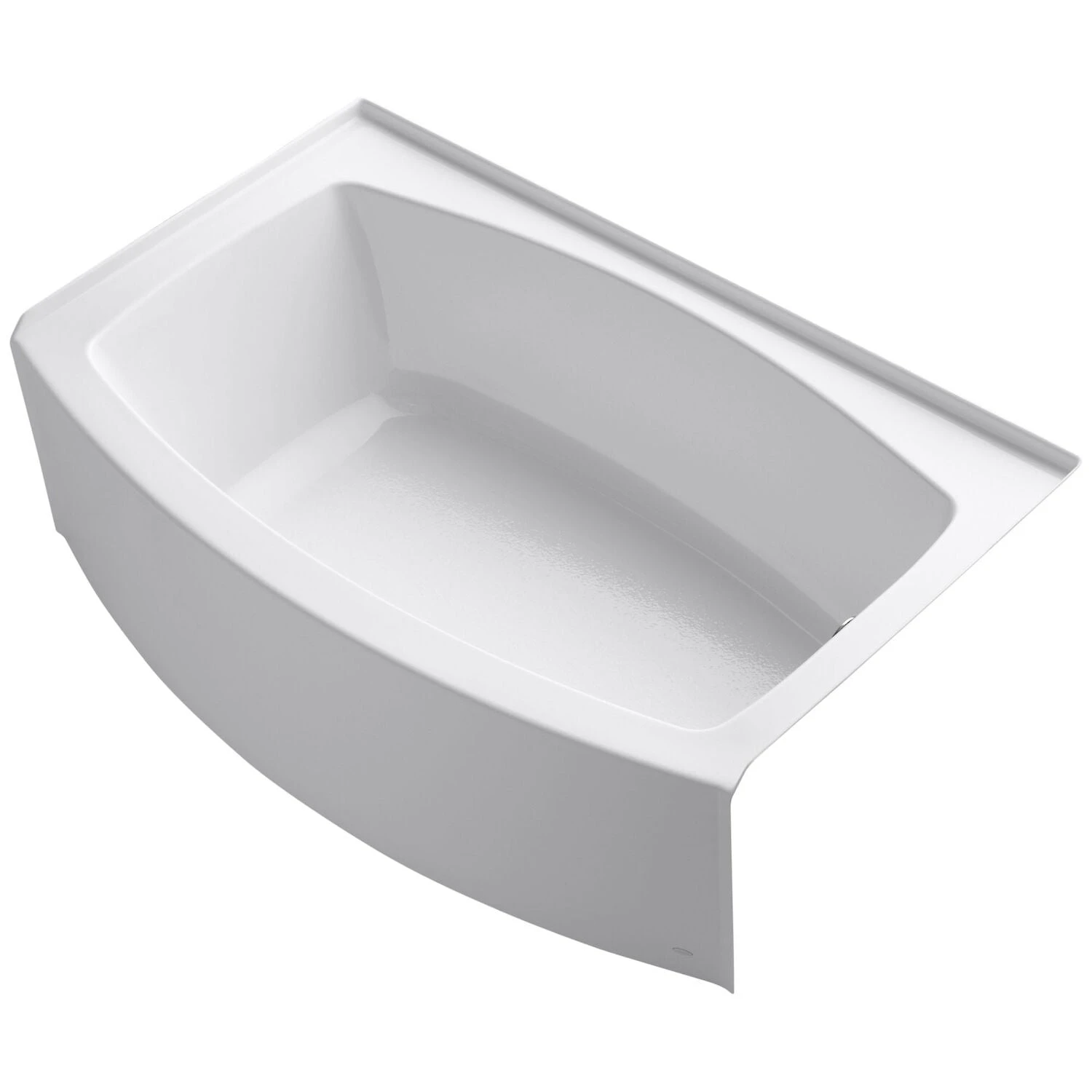 EXPANSE® 60 X 32-38 INCHES CURVED ALCOVE BATHTUB WITH INTEGRAL FLANGE, RIGHT-HAND DRAIN 1 EXPANSE® 60 X 32-38 INCHES CURVED ALCOVE BATHTUB WITH INTEGRAL FLANGE, RIGHT-HAND DRAIN
