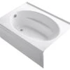 WINDWARD® 60 X 42 INCHES ALCOVE BATHTUB WITH INTEGRAL APRON