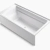 ARCHER® 72 X 36 INCHES ALCOVE BATHTUB WITH INTEGRAL APRON, RIGHT-HAND DRAIN