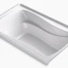 MARIPOSA® 60 X 36 INCHES ALCOVE BATHTUB WITH INTEGRAL FLANGE AND RIGHT-HAND DRAIN
