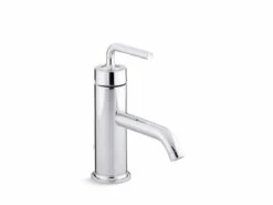 PURIST SINGLE-HANDLE BATHROOM SINK FAUCET WITH STRAIGHT LEVER HANDLE