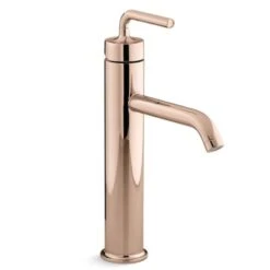 PURIST TALL SINGLE-HANDLE BATHROOM SINK FAUCET WITH LEVER HANDLE, 1.2 GPM -Robinson Sale Store Kohler14404 4A RGD 14404 4A RGD