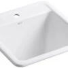 PARK FALLS 21 X 22 X 13-3/4 INCHES TOP-/UNDER-MOUNT UTILITY SINK