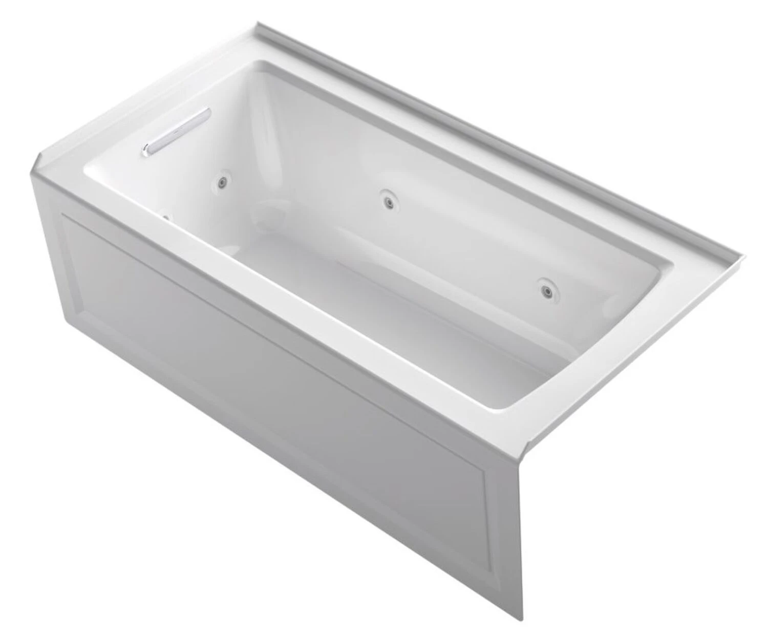 ARCHER® 60 X 30 INCHES THREE-SIDE INTEGRAL FLANGE WHIRLPOOL WITH LEFT-HAND DRAIN, HEATER AND COMFORT DEPTH® DESIGN 1 ARCHER® 60 X 30 INCHES THREE-SIDE INTEGRAL FLANGE WHIRLPOOL WITH LEFT-HAND DRAIN, HEATER AND COMFORT DEPTH® DESIGN