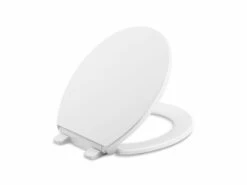 BREVIA QUIET-CLOSE ROUND-FRONT TOILET SEAT