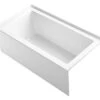 UNDERSCORE® 60 X 32 INCHES ALCOVE BATHTUB WITH INTEGRAL APRON AND INTEGRAL FLANGE ANF RIGHT-HAND DRAIN