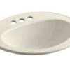 PENNINGTON® DROP-IN BATHROOM SINK WITH CENTERSET FAUCET HOLES