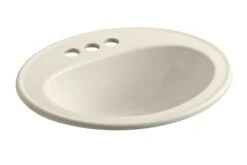 PENNINGTON® DROP-IN BATHROOM SINK WITH CENTERSET FAUCET HOLES