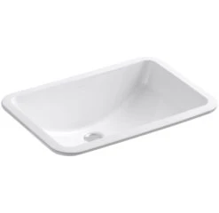 LADENA® 20-7/8 X 14-3/8 X 8-1/8 INCHES UNDERMOUNT BATHROOM SINK WITH GLAZED UNDERSIDE